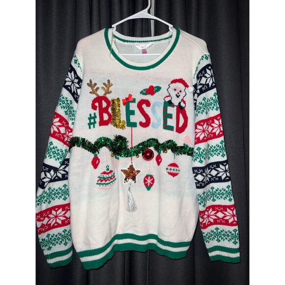 Ugly Christmas Sweater Xmas Size XXL - Picture 1 of 3